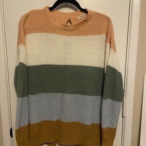 Stripped Sweater with Bows